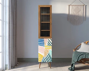 фото Буфет "Berber" узкий принт 42 арт BB39/Print_42 в интерьере