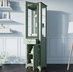 заказать Узкий шкаф-витрина "Olivia" арт GC2005