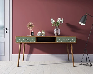 Стол рабочий "Berber" принт 12 арт BB18/Print_12 в интерьере