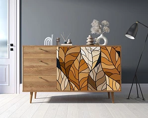 купить стильный Комод "Berber" с двумя дверками и ящиками 08 принт арт BB05/Print_08