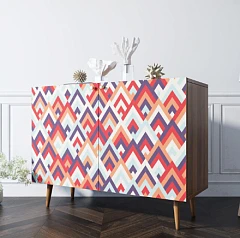 купить стильные Комод "Berber" две дверки 2 принт арт BB04/Print_02 в интернет-магазине