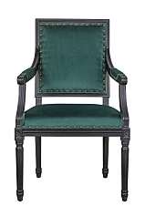 Мягкий стул с подлокотниками Runako Green