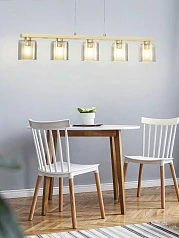 Подвесной потолочный светильник (люстра) CASTRALVO в интерьере