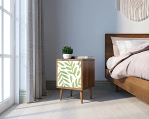 заказать стильные Тумбочка "Berber" с дверкой 28 принт арт BB21/Print_28, разноцветная