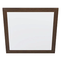 99475 Потолочный светильник PIGLIONASS, LED 32W, 4700lm, L645, B645, H55, сталь/пластик/дерево, белы на заказ