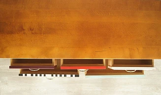 купить стильные Комод «Gouache Birch» горизонтальный арт M10526ETG/1