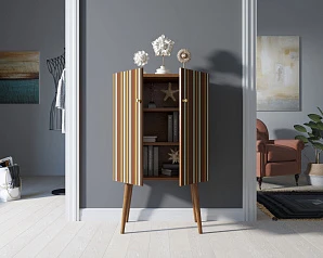 заказать Комод на высоких ножках "Berber" 20 принт арт BB09/Print_20 в интернет-магазине