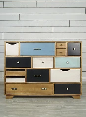 Комод «Aquarelle Birch» 14 ящиков арт RE-13ETG/4 на заказ