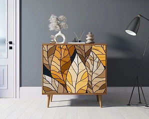 стильный Комод "Berber" пять ящиков 08 принт арт BB36/Print_08 на заказ