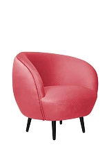 Мягкое кресло Small Benee Karmin на черных ножках