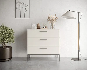 красивый Комод с тремя ящиками "Nicole" NLN12