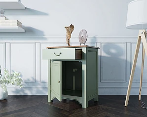 красивые Прикроватная тумба "Olivia" с дверцей арт GA1002