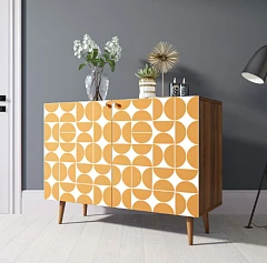 заказать стильные Комод "Berber" две дверки 14 принт арт BB04/Print_14