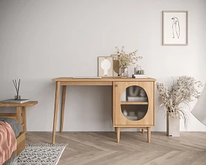 купить красивые Стол рабочий "Bubble" с правой тумбой арт BBL08