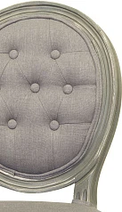 купить Дизайнерский обеденный стул модерн Volker Button Grey в интернет-магазине