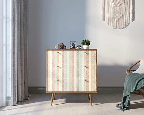 купить стильные Комод "Berber" три ящика 45 принт арт BB40/Print_45