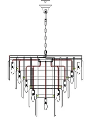 заказать Люстра Odeon 5 Rings Silver