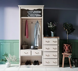 Шкаф-прихожая Leontina с комодом арт ST9362 на заказ в интернет-магазине