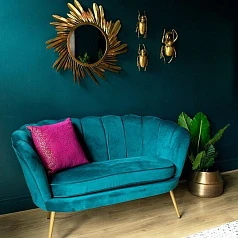 Диван ракушка Pearl Double Marine Velvet в интернет-магазине