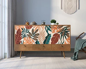 Комод "Berber" три дверки и три ящика 25 принт арт BB24/Print_25 в интернет-магазине