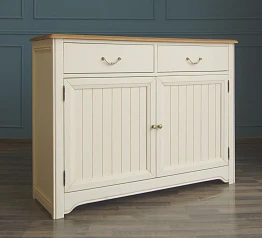 фото Комод Olivia из березы в бежевом цвете арт GA4005-1C в интерьере