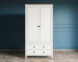 купить стильный Шкаф двухстворчатый "Odri" с ящиками арт od2127KR в интернет-магазине