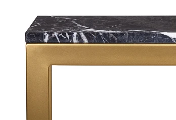 заказать Журнальный столик прямоугольный Aron Marble-Gd