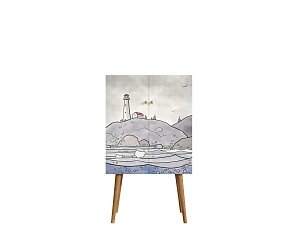 купить красивый Комод на высоких ножках "Berber"  арт BB09/Print_51