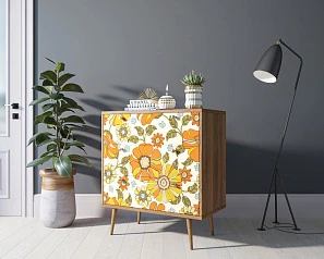 стильные Комод "Berber" три ящика 47 принт арт BB40/Print_47