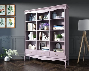 стильный Стеллаж Leontina Lavanda тройной арт GS27/3L на заказ