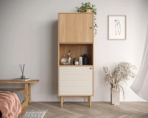 купить стильный Буфет узкий Bubble Solid арт BBL07S в интернет-магазине