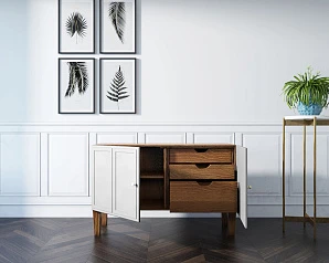 купить Комод "Andersen" малый арт AN03WH в интернет-магазине