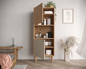 купить стильный Буфет узкий Bubble Solid арт BBL07S в интернет-магазине