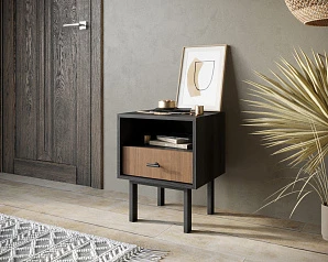 заказать Тумбочка с нижним ящиком "Emerson" арт EM17 в интернет-магазине