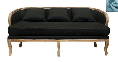 стильный Диван ретро Nora голубой на заказ