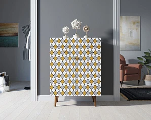 фото Комод "Berber" большой принт 22 арт BB12/Print_22 в интерьере