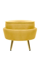 фото Пуф Pearl Adorn Yellow в интерьере