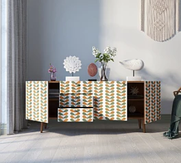 Комод "Berber" удлиненный принт 23 арт BB11/Print_23 на заказ