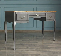 купить Стол письменный "Leontina Black" арт ST9347BLK