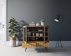 купить Буфет низкий "Berber" принт 43 арт BB47/Print_43 в интернет-магазине