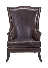 красивые Кожаное кресло каминное Chester Brown
