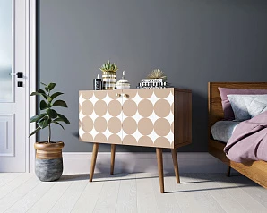 заказать Комод на высоких ножках "Berber" малый принт 17 арт BB13/Print_17
