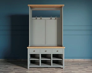 купить Прихожая Кантри "Jules Verne" в сером цвете арт JV13ETGG