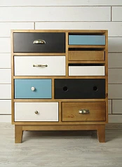 Комод «Aquarelle Birch» 9 ящиков арт RE-18ETG/4 в интерьере