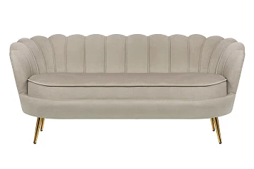 фото Диван ракушка для гостиниц Pearl Triple Taupe в интерьере
