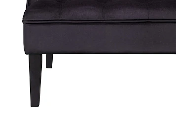 заказать стильные Прямой двухместный американский диван Sommet черный