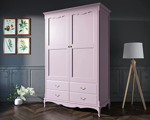 купить стильный Шкаф "Leontina Lavanda" двустворчатый с ящиками арт ST9327KR2L