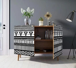 красивые Комод "Berber" две дверки 19 принт арт BB04/Print_19 на заказ