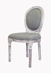 фото Дизайнерский обеденный стул модерн Volker Old Grey в интерьере