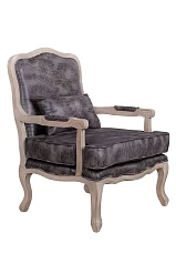 Мягкое полукресло с подлокотниками Nitro Brown V2 в интерьере